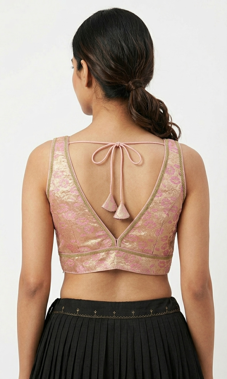 Lotus Jacquard Blouse