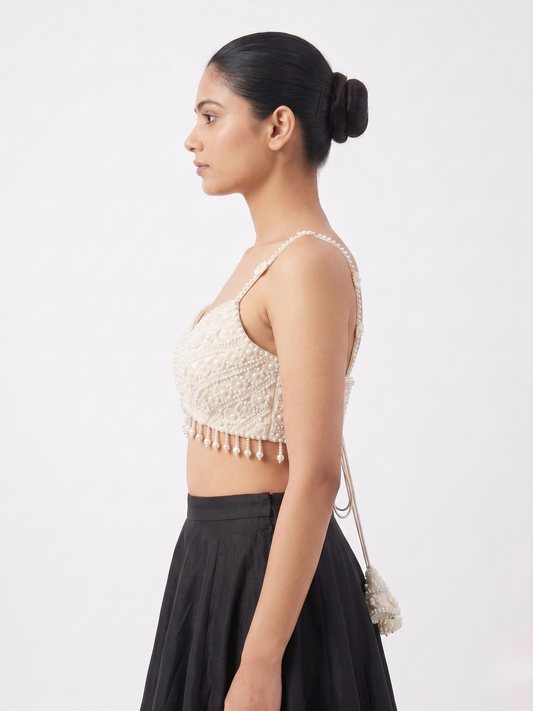 Namcre Pearl Embellished Blouse