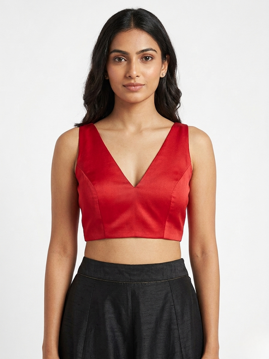 Cherry Minimal Blouse