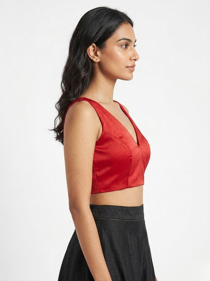 Cherry Minimal Blouse