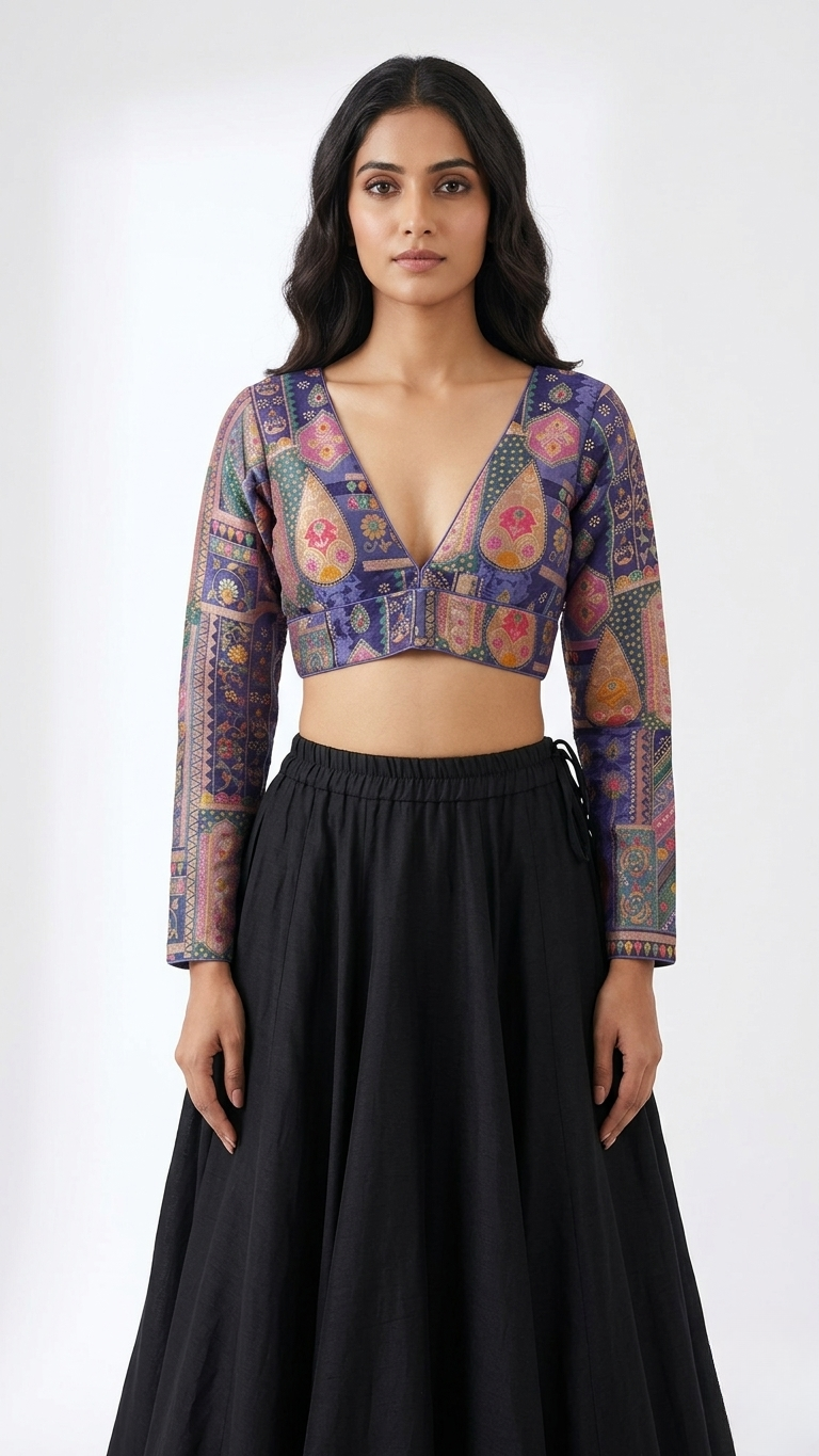 Folklore Full Sleeve Blouse